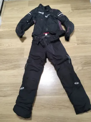 Traje Moto Mujer Ixon Negro