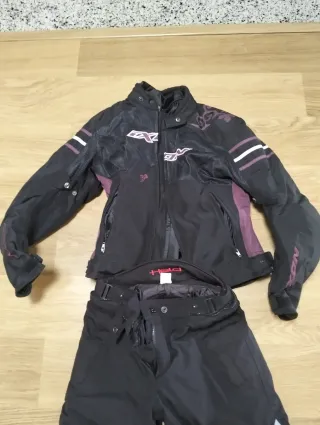 Traje Moto Mujer Ixon Negro
