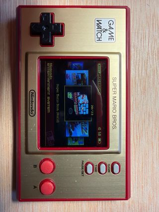 Game & Watch Super Mario Bros. Nintendo Dorado