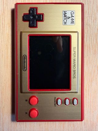 Game & Watch Super Mario Bros. Nintendo Dorado
