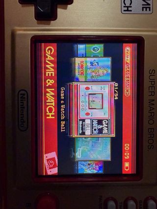 Game & Watch Super Mario Bros. Nintendo Dorado