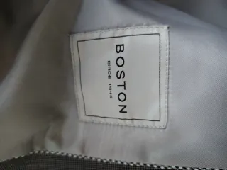 Chaqueta de traje gris hombre