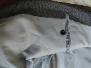Chaqueta de traje gris hombre