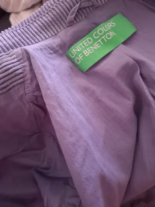 Benetton Blazer Pana Azul mujer 44