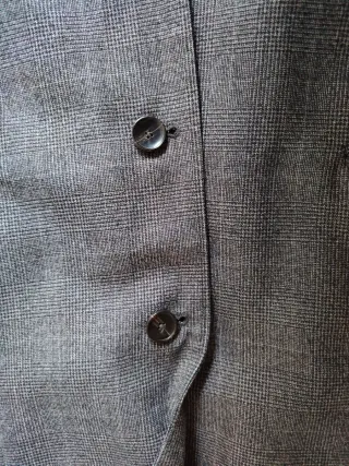 Chaqueta de traje gris hombre