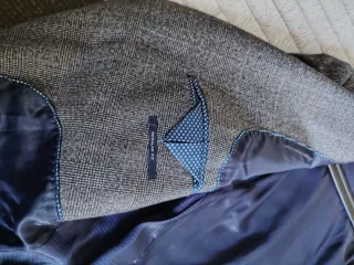 Chaqueta de traje gris hombre