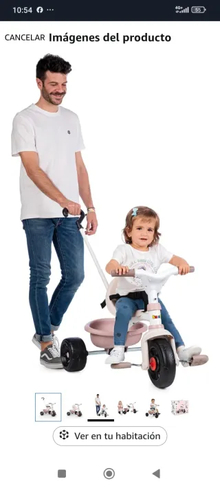 Triciclo Smoby Be Fun 2 en 1