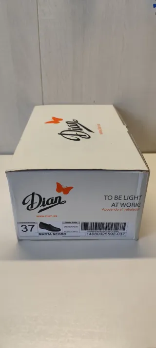 Zapatos Mujer Dian Modelo Marta Talla 37 Negros