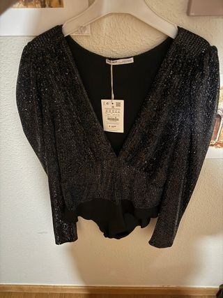 Body fiesta lentejuelas Pull and Bear XL