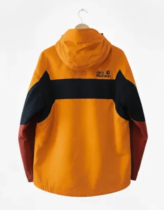 Chaqueta Técnica Jack Wolfskin Naranja y Roja
