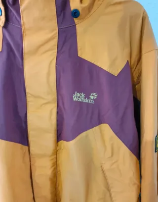 Chaqueta Técnica Jack Wolfskin Naranja y Roja