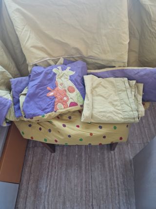 Funda, Sábana y Colcha Minicuna
