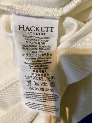 Polo Hackett nuevo M hombre