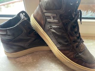 Scarponcini Hogan Rebel Pelle Marrone