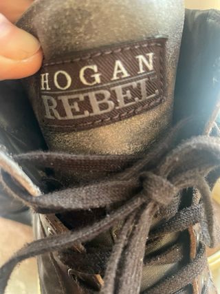 Scarponcini Hogan Rebel Pelle Marrone