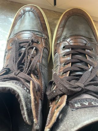 Scarponcini Hogan Rebel Pelle Marrone