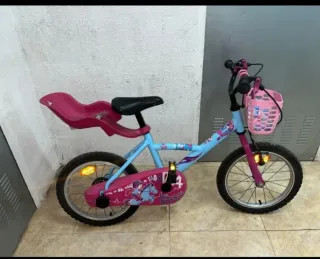 Bicicleta Niña Rosa y Azul recogida Olesa
