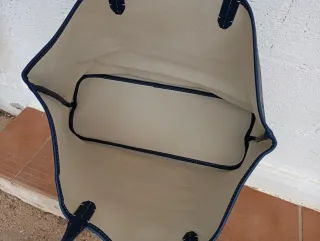 Bolso Estampado Azul.