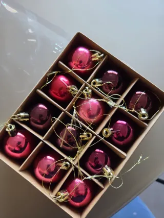Decorazioni Albero Natale Rosa e Lilla