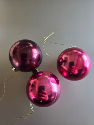 Decorazioni Albero Natale Rosa e Lilla