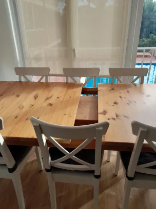 Mesa de 2 m extensible a3m muy buen estado.