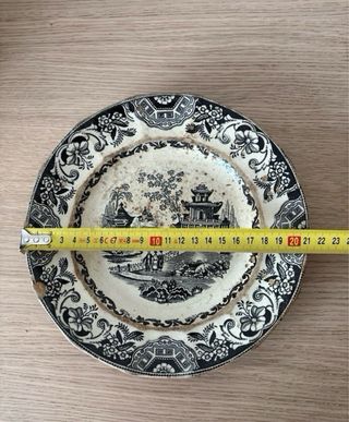 Plato Sargadelos China Negro S.XIX