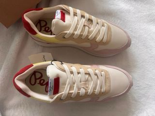 Zapatillas Pepe Jeans Beige y Rosa