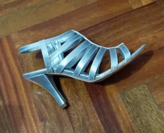 Sandalias plateadas