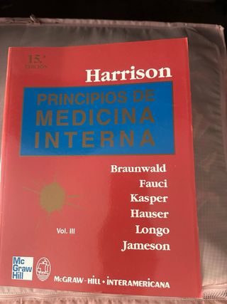 Harrison. Principios de Medicina Interna.