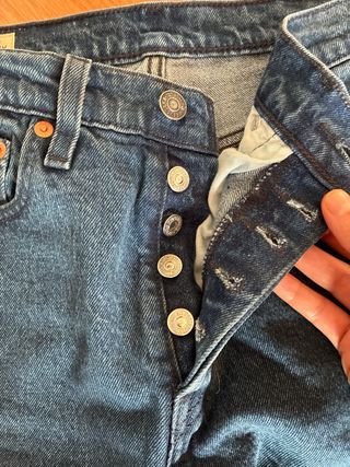 Levi's 501 Mujer Talla 26/26 en azul marino