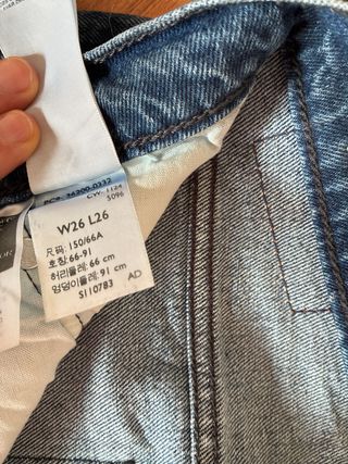 Levi's 501 Mujer Talla 26/26 en azul marino