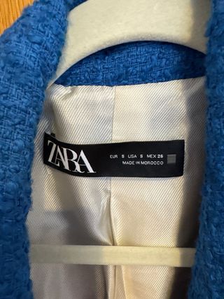 Americana Zara Azul Texturizada