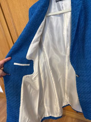 Americana Zara Azul Texturizada