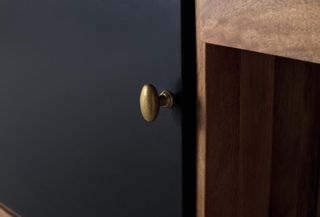 Aparador Indian Mobel Madera Negro/Marrón