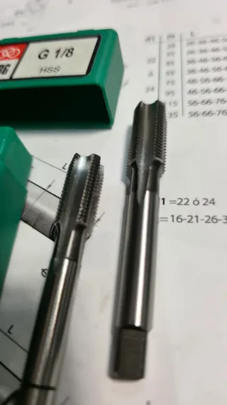 Juego machos HSS G 1/8 FERG