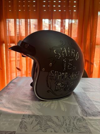 Casco Moto Negro Shiro