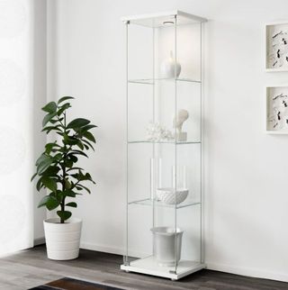 Vitrina de cristal 7 unidades en perfecto estado