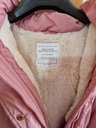 Piumino giubbino invernale rosa Primark