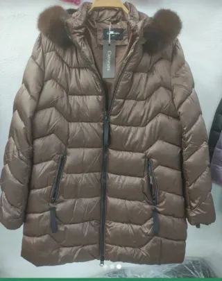 Abrigo Cantarana Marrón Talla M