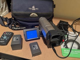 Videocámara Samsung MiniDV + Accesorios