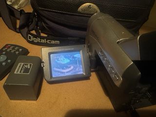 Videocámara Samsung MiniDV + Accesorios