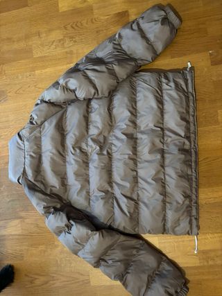 Chaqueta Reversible Lacoste Marrón y Multicolor.