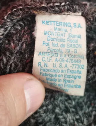 Jersey lana hombre original de los años 80 de Zara