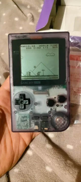 Nintendo Game Boy Pocket Morado Original Completa