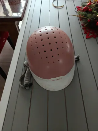 Casco equitación infantil rosa Fouganza