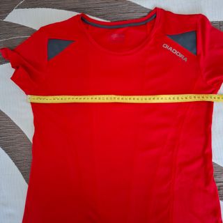 Completo sport palestra Diadora rosso