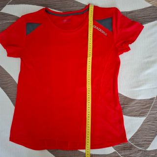 Completo sport palestra Diadora rosso