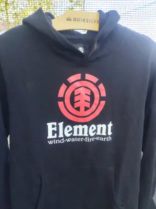 Sudadera Element Niño Talla 16 años Negra