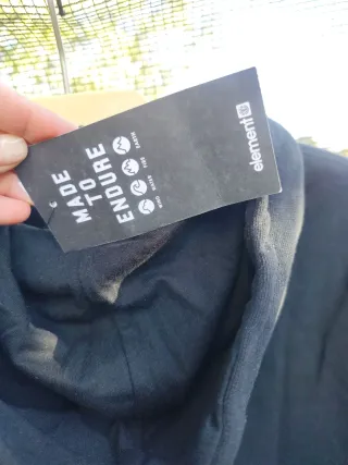 Sudadera Element Niño Talla 16 años Negra