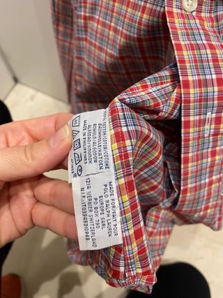 Polo Ralph Lauren Camisa Cuadros Multicolor